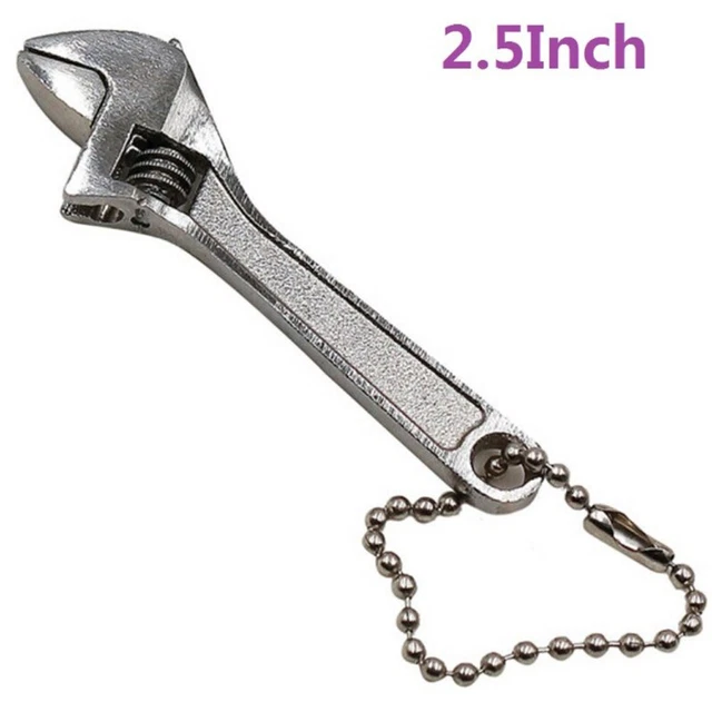 Llave ajustable de material de alta calidad mango antideslizante herramientas manuales mini tuerca