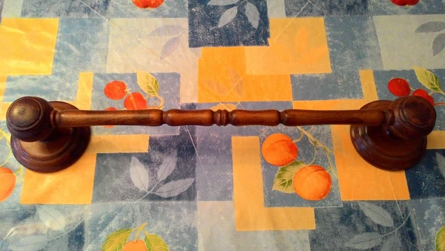 Toallero Rústico De Madera