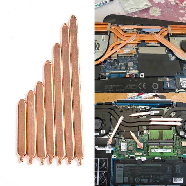 COPPER TUBE DIY Computer Laptop Cooling Notebook Heat Pipe Flat Tube