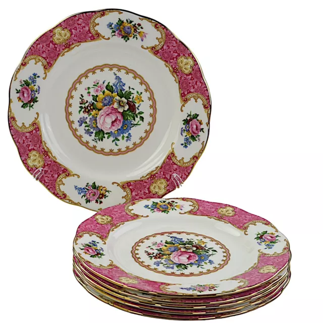 Royal Albert Lady Carlyle, 6 X Salad/Dessert Plates, 8.25 Inches