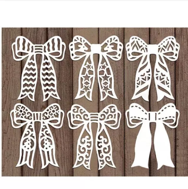 Metal Cutting Dies Butterfly Bow Tie Frame Scrapbooking Stencils Die Cut Craft