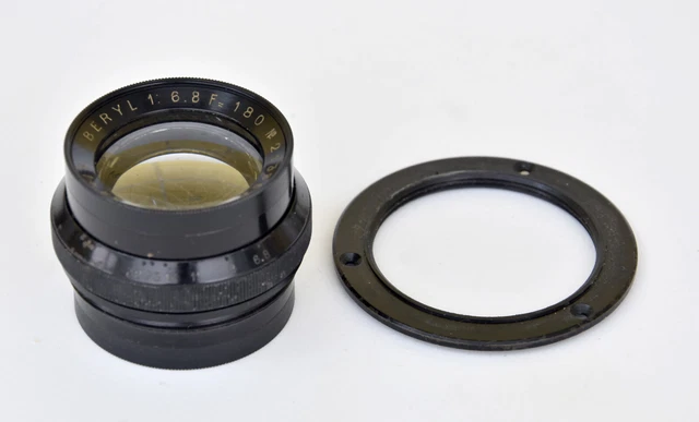 Objectif Rare Hermagis Paris - 1:4.5 F=180mm - Série L - Made In France - Occasion