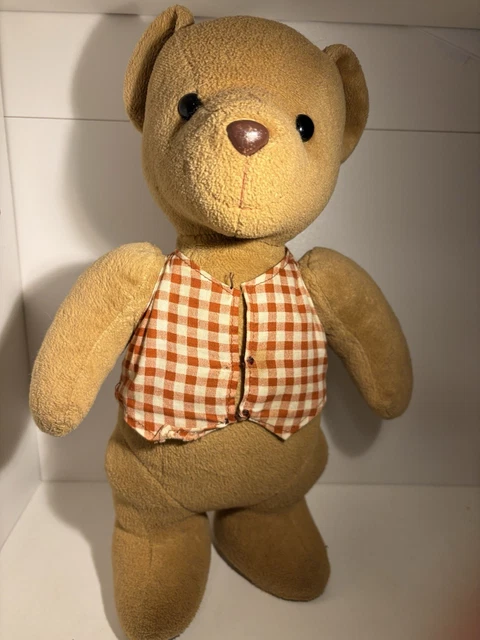 Peluche Ours Clodrey Vintage - Tout D'origine - Très Rare - Fabriqué En France