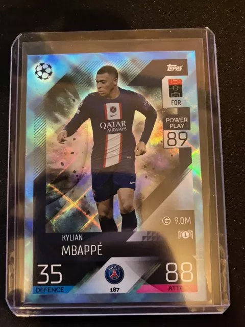 Match Attax Champions League 22/23  crystal paralell 187c Kylian Mbappe