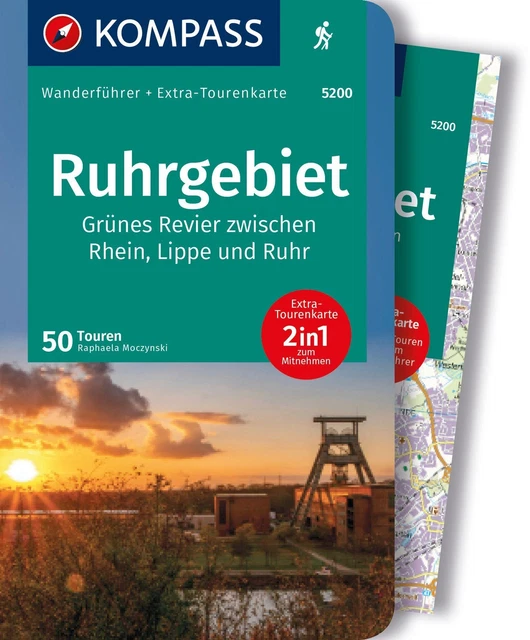 KOMPASS Wanderführer Ruhrgebiet, 50 Touren Raphaela Moczynski
