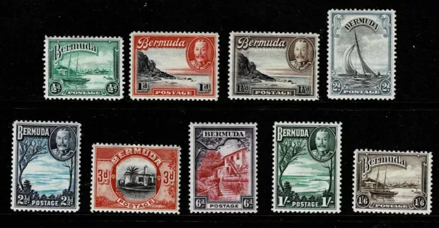 Bermuda 1936 Set Mounted Mint