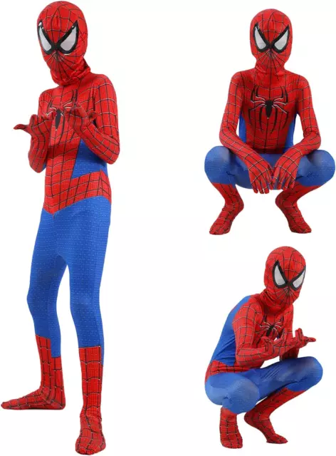 SPIDER COSTUME BAMBINO, Spider Cosplay Costumi Con Maschera, Vestito Spider  3D S EUR 29,99 - PicClick IT