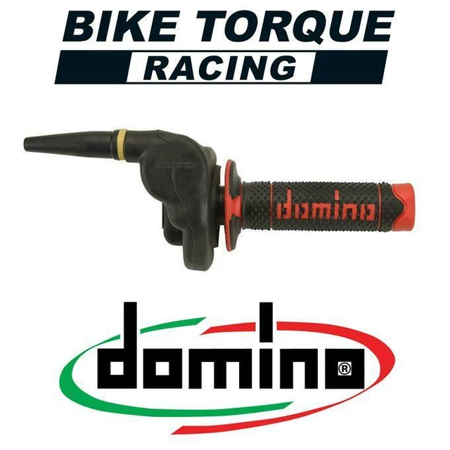 Poignée Gaz Domino Cross Avec Poulie – 2 Temps – Idéal Pour Derbi Senda Et Compatibles