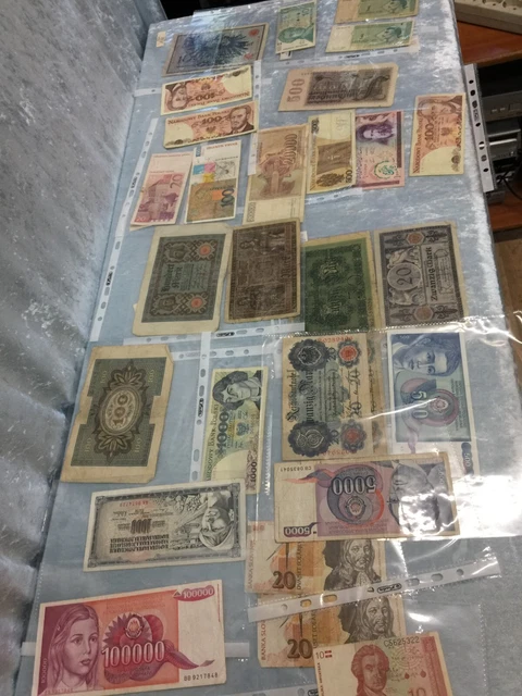 Alte Banknote 40 St. Konvolut aus aller Welt ,unterschiedlichen Jahren