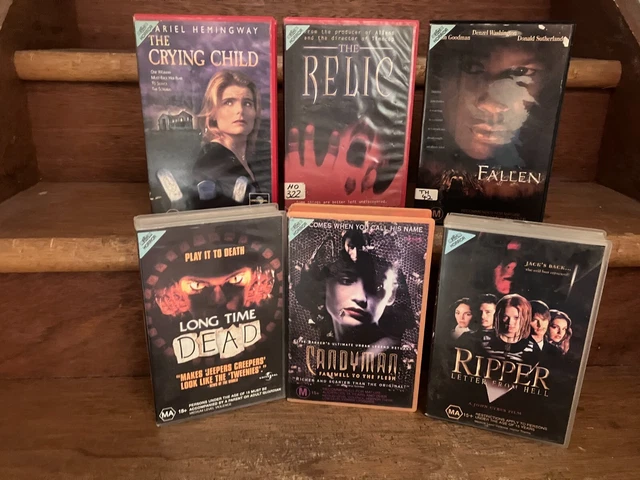6X HORROR CANDYMAN 2 Ripper Fallen Relic Crying Child Dead VHS Videos ...