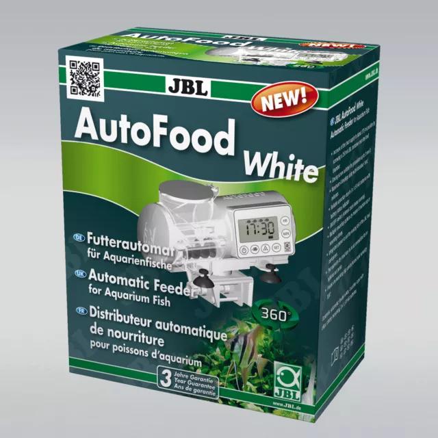 Machine d'alimentation JBL AutoFood WHITE pour poissons d'aquarium aide à l'alimentation nourriture d'aquarium