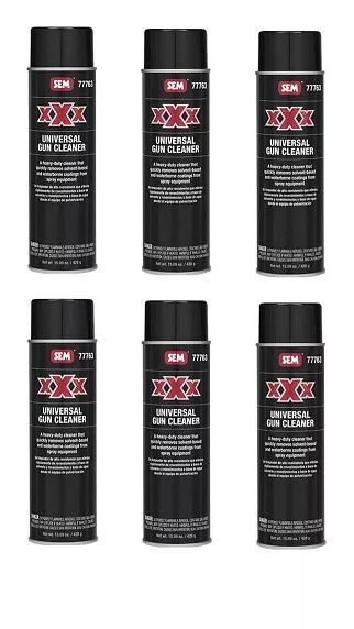 SEM 77763 Universal Gun Cleaner, 15 oz (6 Pack)