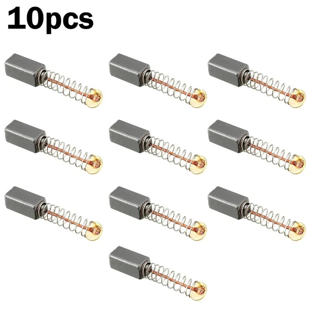 Balais De Charbon De Rechange - Lot De 4 - Dimensions 20x7x6mm - Pour Outils Électriques (Perceuse, Meuleuse, Scie...)