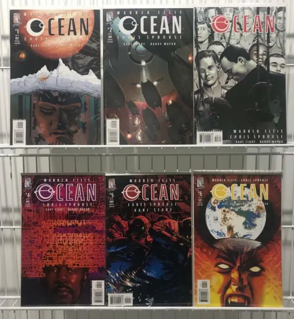 Ocean #1-6 Complete Series Lot - Warren Ellis Wildstorm Comics 2004