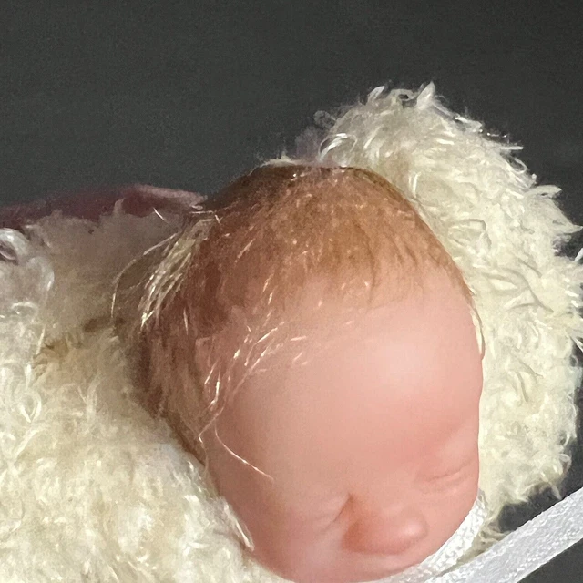 Ashton Drake Miniature Newborn Doll 4.5 in. "Good as Gold" Orig Box COA 9