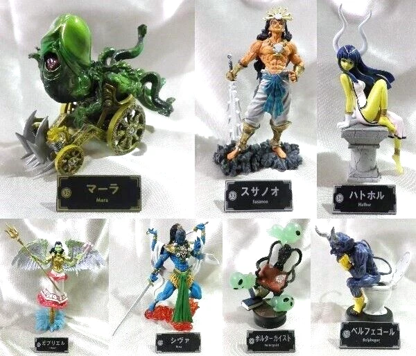 Shin Megami Tensei Vol.5 Trading ONE COIN FIGURE KOTOBUKIYA 2007 COMPLETE 7 SET