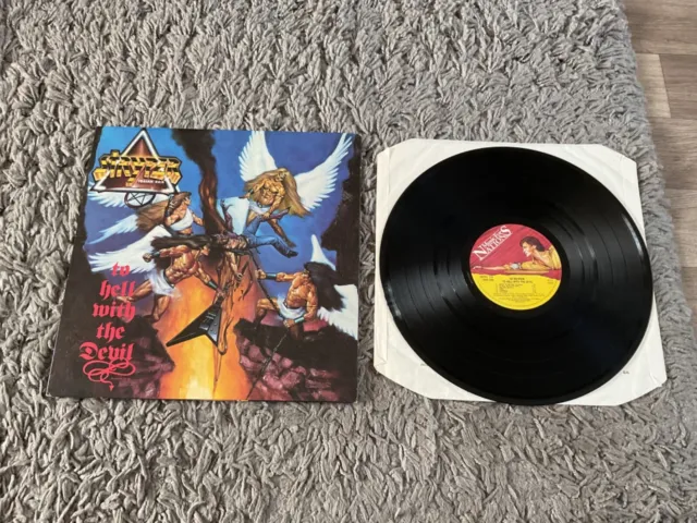 Stryper “To Hell With The Devil” Original 1986 U.K. Gatefold vinyl Lp MFN70