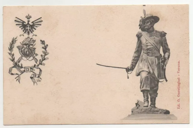 Cartolina antica militare: 6° REGGIMENTO BERSAGLIERI, 6°,13°,19° BATTAGLIONE