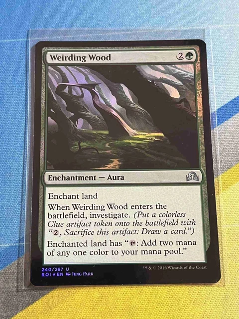 Weirding Wood 2x FOIL SOI MTG Shadows Over Innistrad Uncommon MINT green