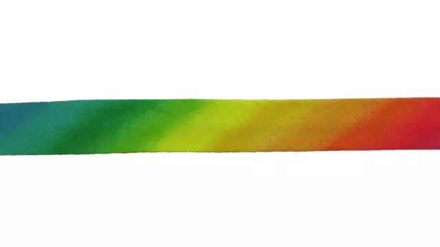 Cotton Bias binding- Rainbow stripes  25mm, price per metre