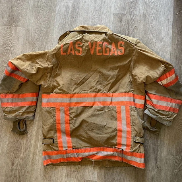 JANESVILLE FIREFIGHTER JACKET Coat Bunker Turn Out Gear 44