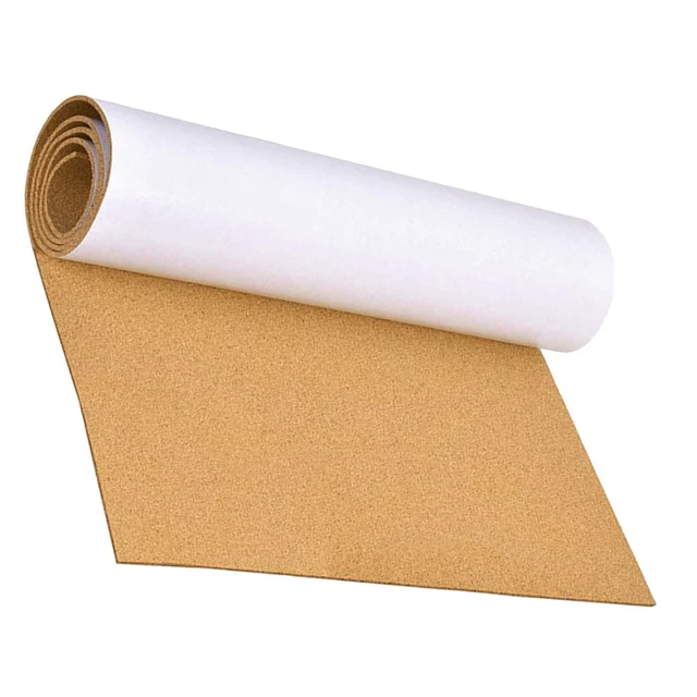 Grand Rouleau De Liège Naturel 1.2m X 30cm X 6mm - Panneau D'Affichage Et Isolation Polyvalent