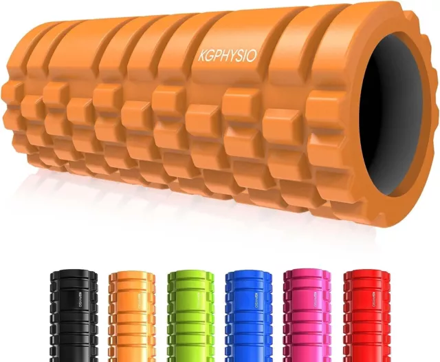 KG Physio Foam Roller - Rullo massaggio muscolare per gambe, schiena e braccia -