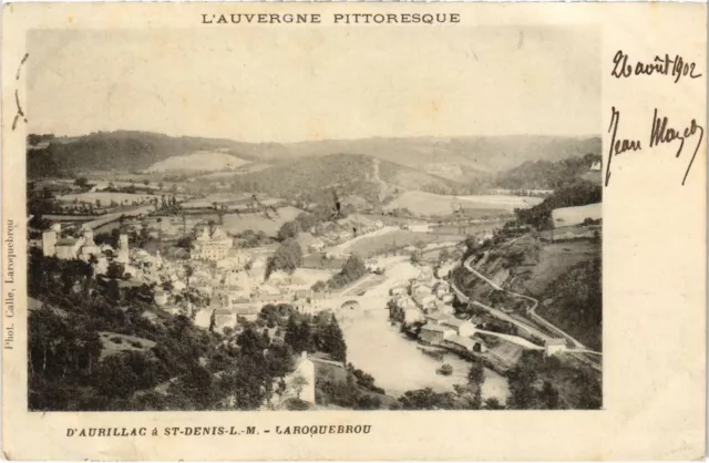CPA L'Auvergne Pittoresque d'AURILLAC a St-Denis Cantal (101080)