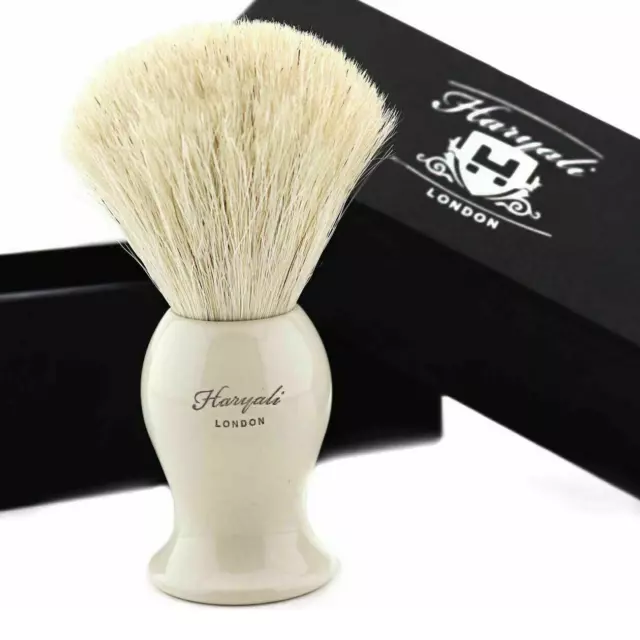 Rasage Brosse 100% Naturel Haute Qualité Blanc Blaireau Brins Homme Barbe Soin