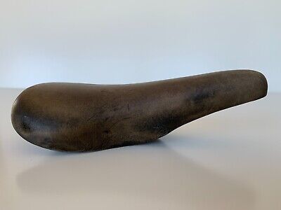 Selle En Cuir CINELLI Unicanitor 1970s-1980s Leather Saddle Old Bicycle Nubuck 