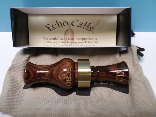 Echo - XLT Single Reed Duck Call - Bocote - Brand New with Box Echo - XLT Single Reed Duck Call - Bocote - Brand New with Box