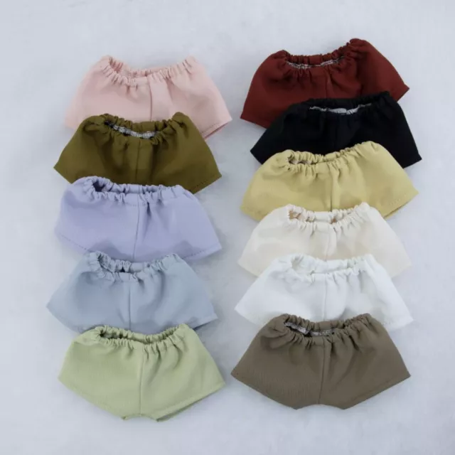 Multicolors Doll Shorts Doll Clothes for 1/11 1/12 OB11 Dolls 10cm Cotton Doll