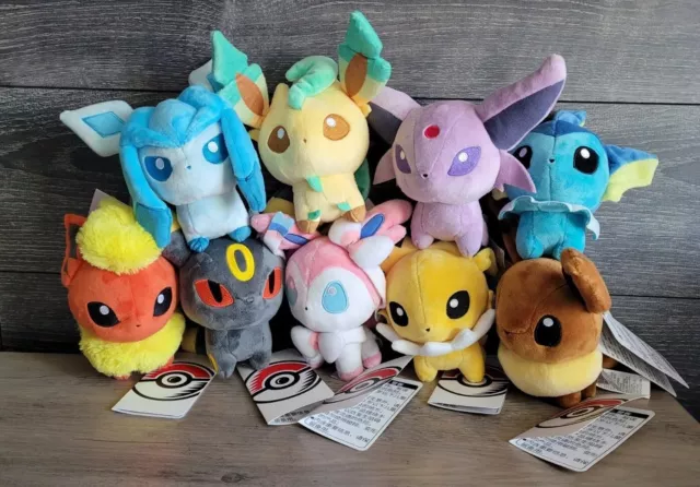 Eeveelution plush set shop