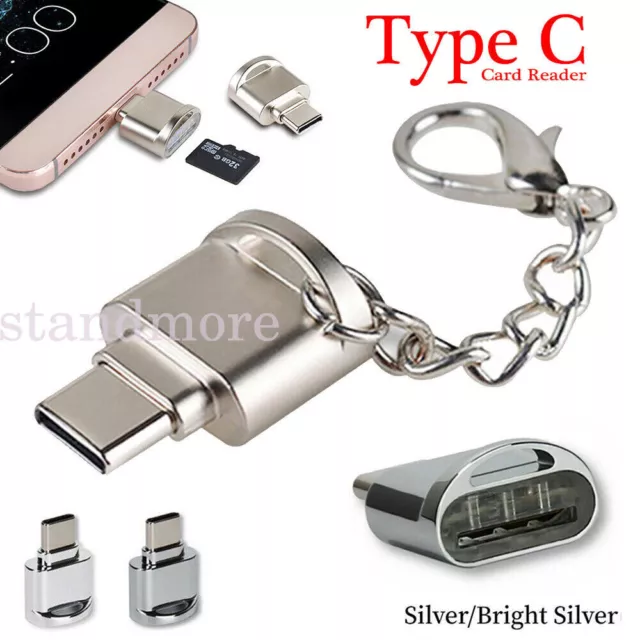 Type C Memory Card Reader USB C OTG Micro SD TF Adapter Hub USB/TF/Micro SD