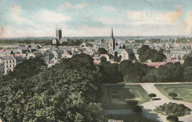 a irish kilkenny county eire old antique postcard ireland collecting