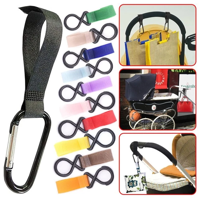 Vente à la une Crochet Chariot Porte-sac, Multi Couleur Cintre de poussette
