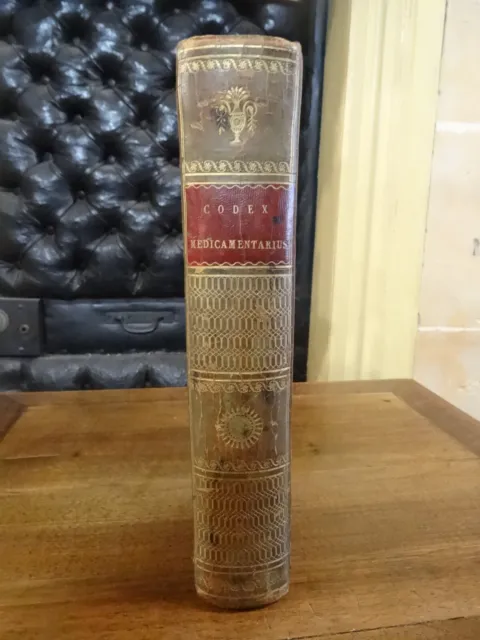 Codex Medicamentarius sive Pharmacopoea Gallica 1818 Reliure Plein Veau