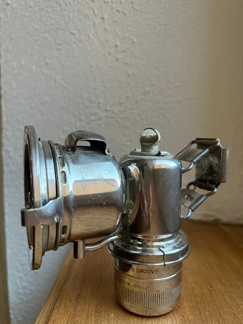 Lampe De Vélo Acétylène Jos. Lucas Ltd - Laiton Antique, Birmingham