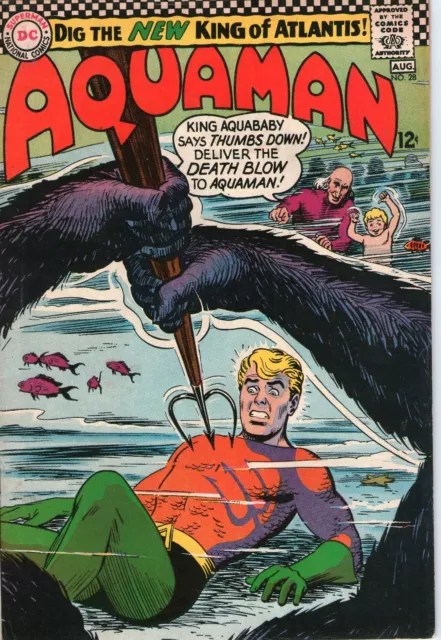 Aquaman #28 DC Comics 1966 Nick Cardy Art & Cover VF