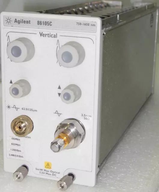 Agilent 86105C 9 GHz Optical / 20 GHz Electrical Sampling Module - 86100 A/B/C/D