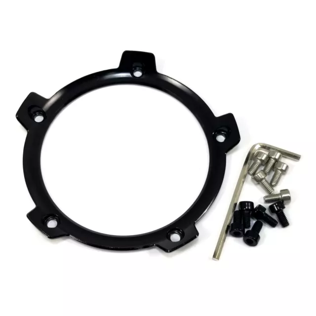 XD Series (by KMC) Gloss Black Wheel Center Hub Cap Open-End BZ-212