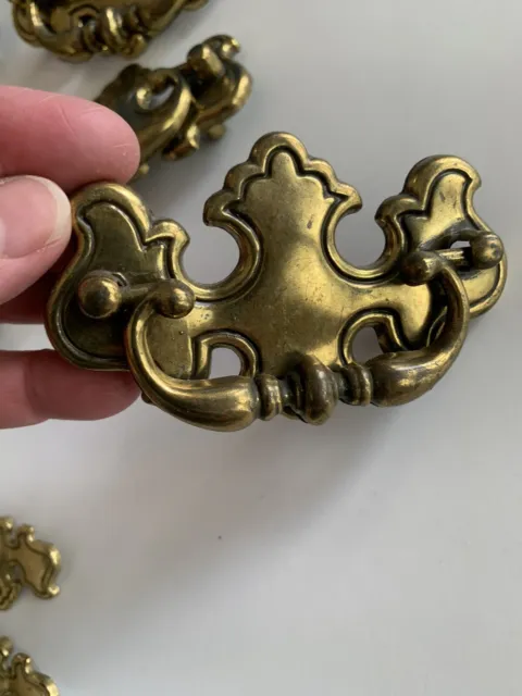 VTG handles Drop Bail pulls backplate Antiqued Bronze Canada LOT 13 - 3 5/8”