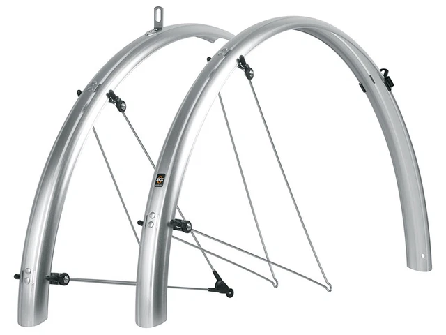 SKS Bluemels SHINY 42 Fahrrad-Schutzblech (Set) // 28" schwarz/silber