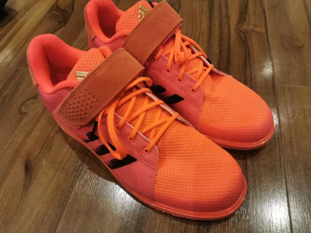 Adidas Power Perfect 3 Schuhe Herren rosa/rot Größe 10 MAKELLOS
