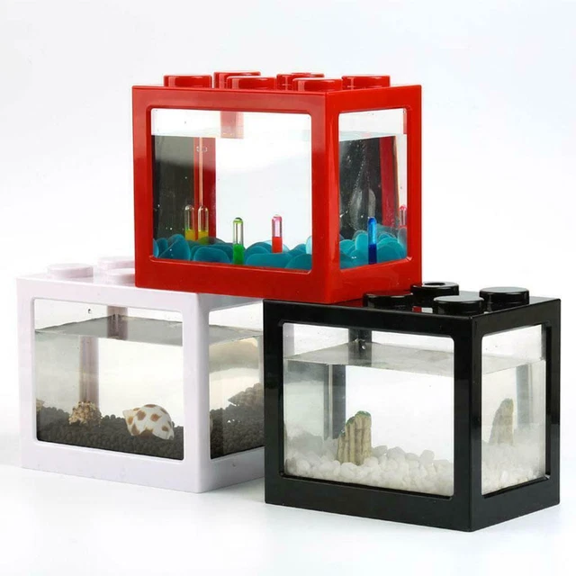 USB Mini Fish Tank Small Aquarium Betta Aquarium Office 1 Desktop K7U7 T3Z4 9
