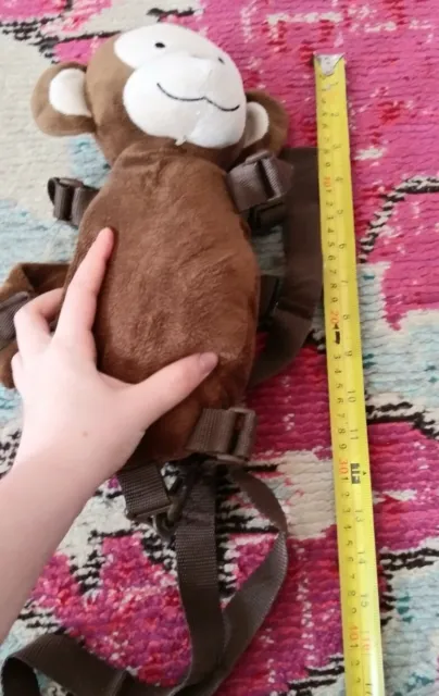 GUC Toddler preschool child Goldbug plush monkey harness cute stay safe safety