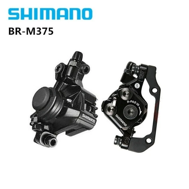 Pinze Freno A Disco Meccaniche Shimano BR-M375, Set Con Rotore, Per Mountain Bike Acera/Alivio/Deore
