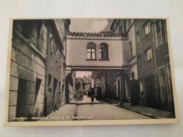 Cartolina Graudenz Speicherstrasse 1941 posta da campo