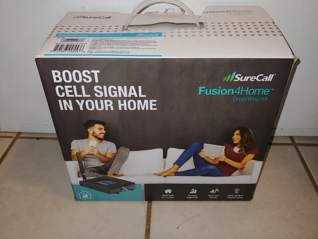 SureCall Fusion4Home OMNI WHIP Most Powerful Cell Phone Booster for Small Homes