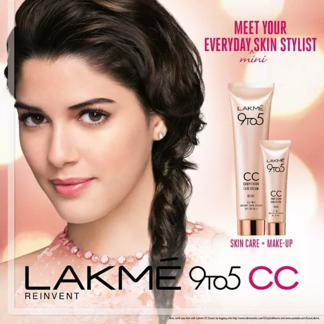 Lakme 9 à 5 Cc Crème hydratante teintée beige avec SPF 30 avec 9 g fs naturel